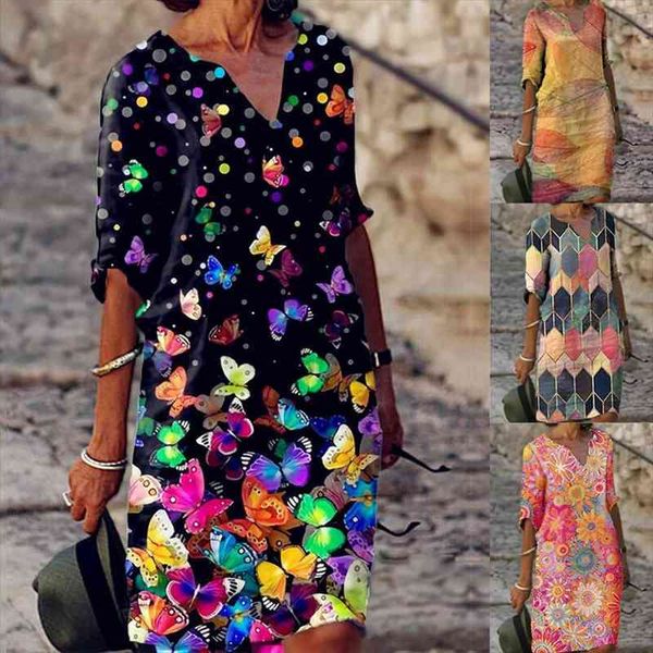 

women loose spring vintage ruffles bedress large big printed summer boho casual party elegant dresses plus sizes, Black;gray