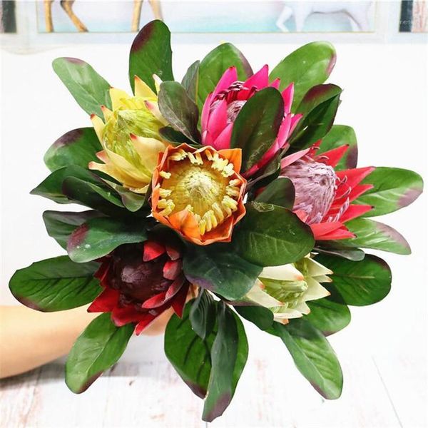 

decorative flowers & wreaths 6pcs fake single stem promaster flower 19.69" length simulation emperor for wedding home showcase decorati