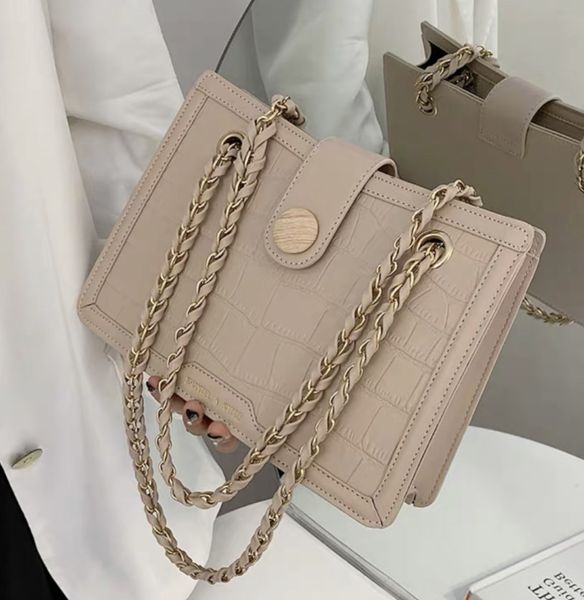 HBP simples moda versátil cadeia crossbody bolsa de envelope um ombro