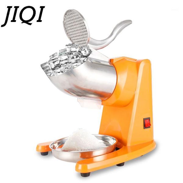 

ice crushers & shavers jiqi 95kg/h stainless steel electric crusher double blade smoothie slush block breaking maker snow cone grinder 110v