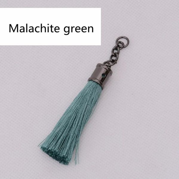 

2pcs alloy rayon gun color pull ring tassel keychain diy garments decorative accessories woman phone bag tassels fringe pendants h jllhhi