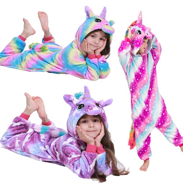 

children baby cartoon pajamas sleepwear pajamas boys girls clothes kids blanket pijamas infantil pyjamas kids 201104, Blue;red