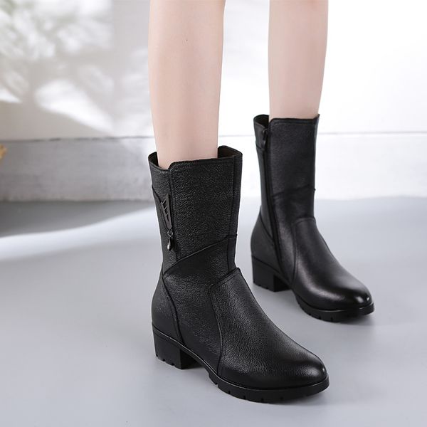 

shoes female boots rubber women+shoes women's winter woman wo 1026, Black
