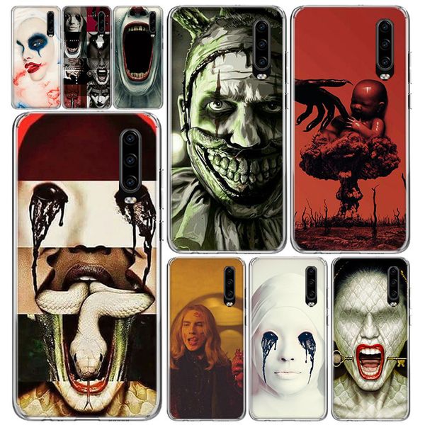 

american horror story tv телефон дело обложка для huawei p40 p30 p20 p10 mate 30 20 10 p смарт z pro plus lite кок капа shell