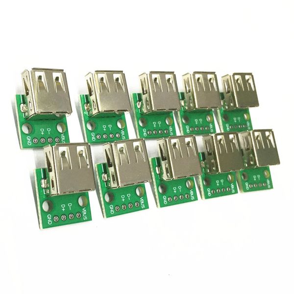 

10 шт usb 2. 0 тип a male solder jack 4p соединитель запасных частей