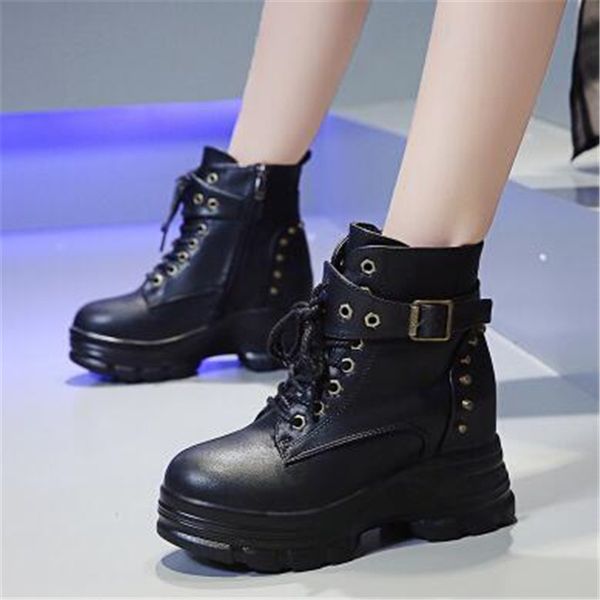 

new fall 2021 attacked winter for women thick heels around the women's boots shoes 3zfh, Black