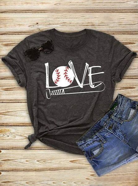 

2020 женская мода футболка с коротким рукавом лето любовь bat печати футболка женский повседневный темно-серый ladies tee, White