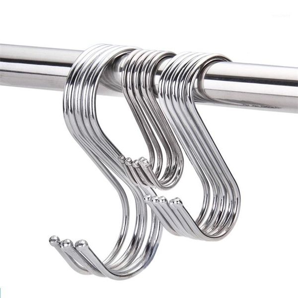 

hooks & rails bathroom 10pcs / set metal s type kitchen bedroom hook up 304 stainless steel super load-bearing1