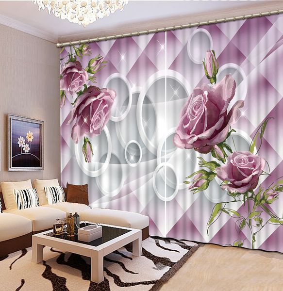 

curtains with pink plum luxury blackout 3d window curtain living room bedroom drapes cortina customized size