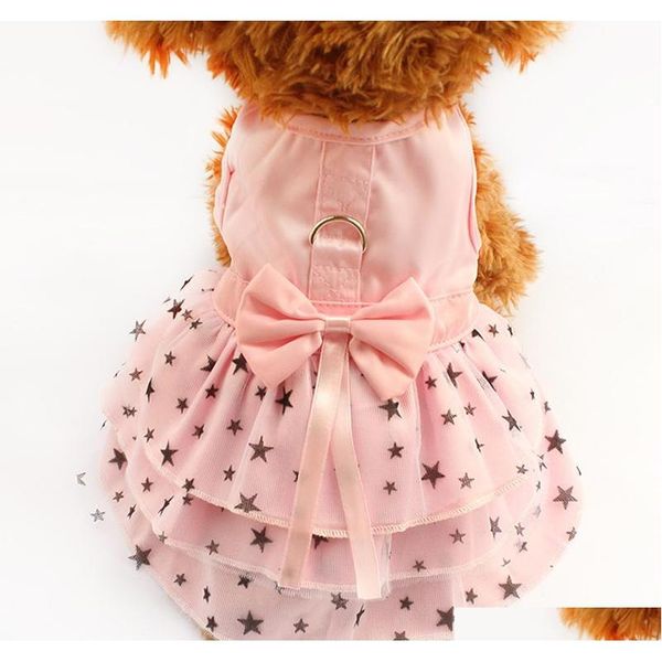 

black star pattern summer dog dress dogs princess dresses 6071033 pet pink skirt clothing supplies xxs xs s m l xl hybhb
