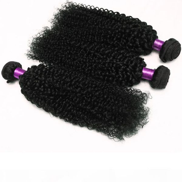 

selling brazilian deep wave virgin hair brazilian hair bundles 4pcs lot 100% curly virgin hair factory selling weave online, Black