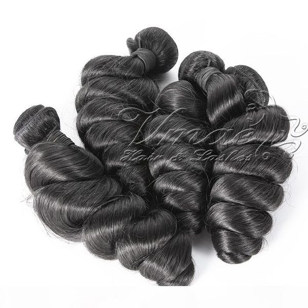 

3pcs lot funmi spring curly hair human hair weaves bundles romance brazilian virgin bouncy curly hair extensions, Black