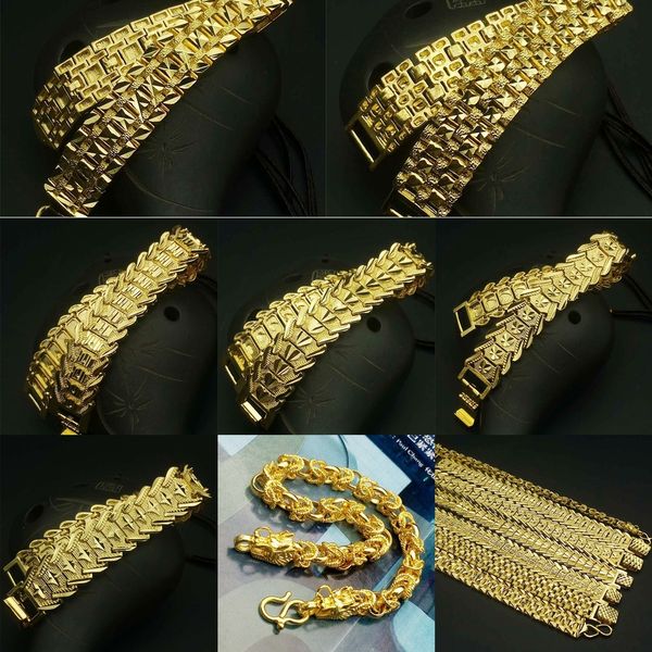 

латунь позолоченная 12 см двойная кнопка для мужчин braceletbracelet bracelet24kgold позолоченный мужской браслет для огня 2020 qkhvr, Golden;silver