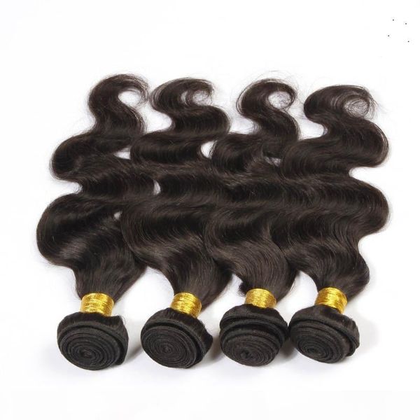 

10-30 inchs off black color brazilian body wave hair extensions 100% human hair weave bundles 6a unprocessed double weft hair weaving