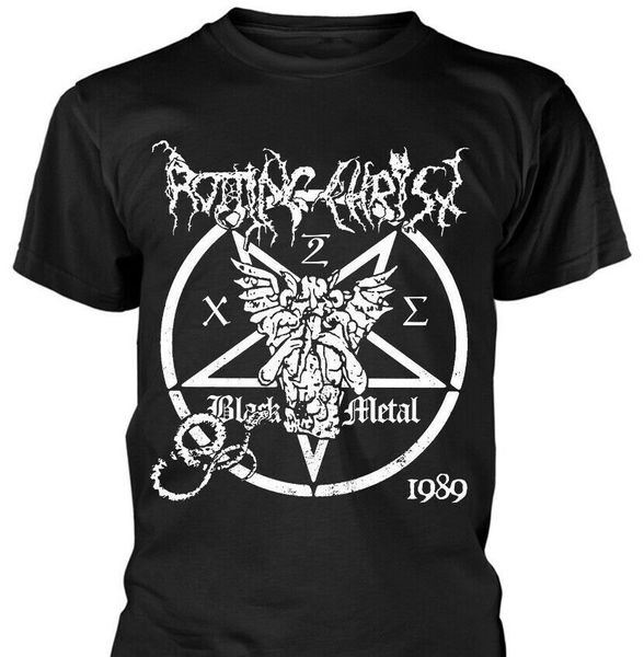 

rotting christ 'since 1989' ( black ) t shirt new & official men's funny harajuku tshirt sport hooded sweatshirt hoodie