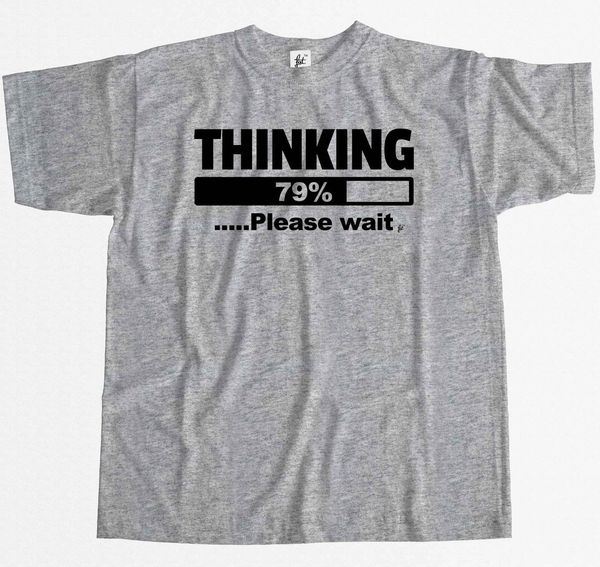 

sport 2019 men fashion thinking ..... please wait mens t-shirt tee shirt