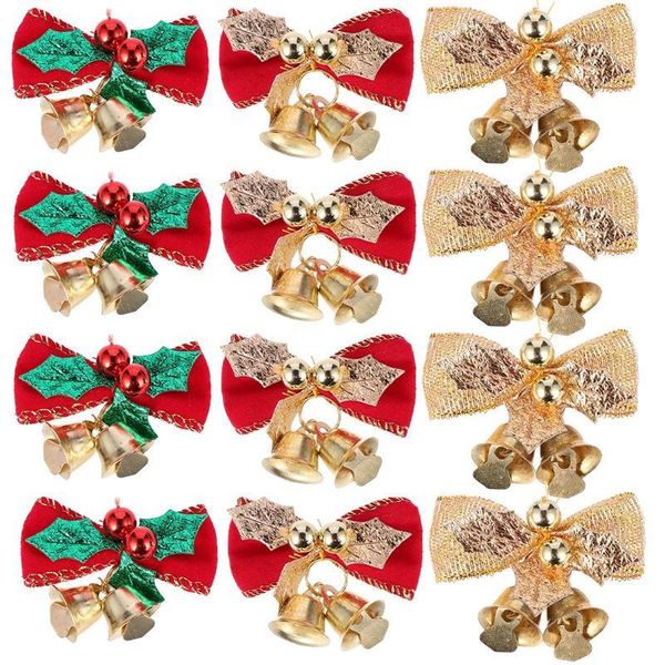 

30pcs xmas рождественской елки лук ленты луки adornment рождественский бант украшение xmas adornment висячие подвеска (смешанный цвет) sqcst