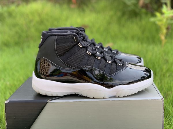 

2020 air authentic xi 11 jubilee 25th anniversary real carbon fiber men women outdoor shoes sports sneakers with original box