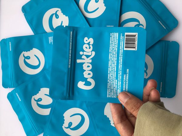 

cookies stickers blue solid bags hologram flavors label bags bags mylar and 3.5g childproof bbygg bde_luck