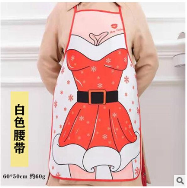 

клаус для взрослых рождество merry главная аксессуары deer выпечка санта 60x50cm нагрудники печатное очистка 1шт фартук кухни приготовление