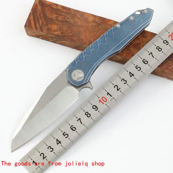 

t blade micro knife tactical demon folding d2 ball bearing titanium handle outdoor camping hunting survival pocket tools xmas gift qynf dmj