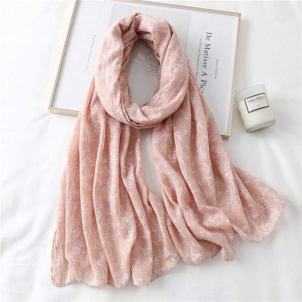 

fashion floral women scarf 2020 winter warm cotton shawls and wraps lady pashmina headband hijabs scarves female foulard jllehk carshop2006, Blue;gray
