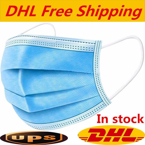 

comes with a box arrive in about 3-7 days disposable masks 3-layer anti dust breathable face men and women mask