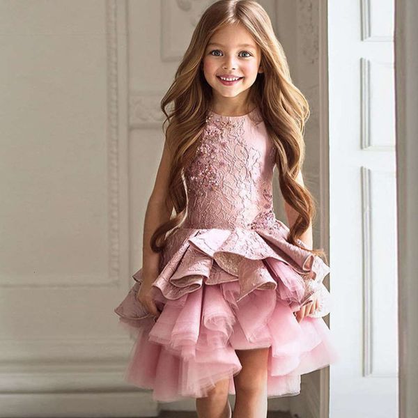 

shaggy princs children's flower skirt wedding piano show performance drs, Blue