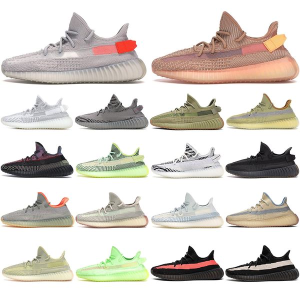 

new kanye v2 west men women running shoes carbon fade natural cinder yecheil zebra static beluga glow mens trainers sports sneakers outdoor