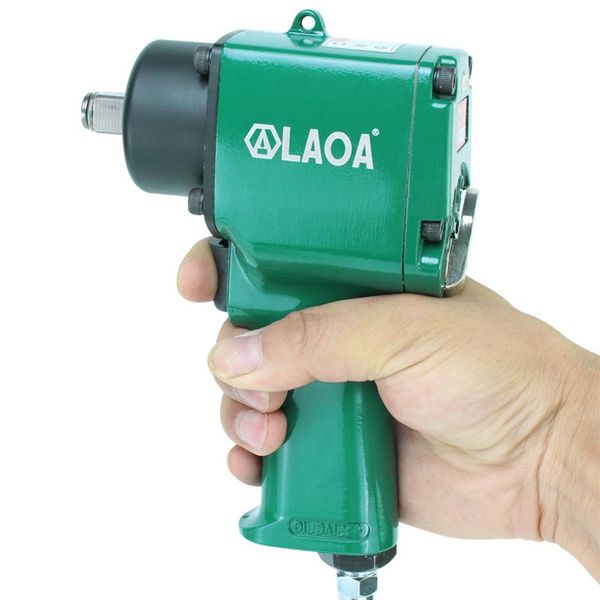 

pneumatic tools laoa 680nm torque wrench 1/2" aluminum impact forward and reverse speed adjustable air spanner