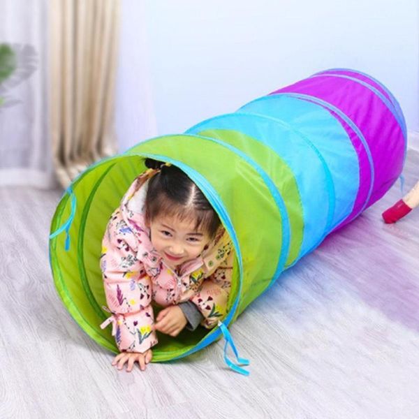 

tents and shelters three colors toy crawling tunnel children baby play games access to the tent outdoor indoor activity1