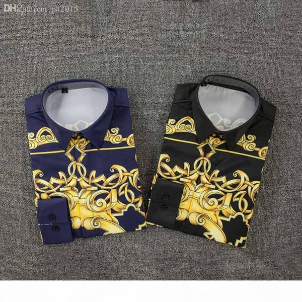 

wholesale-new 2016 mens brand shirt ,architecture printing casual shirt,men's dress shirts long sleeve cotton luxurious tuxedo shirt, White;black