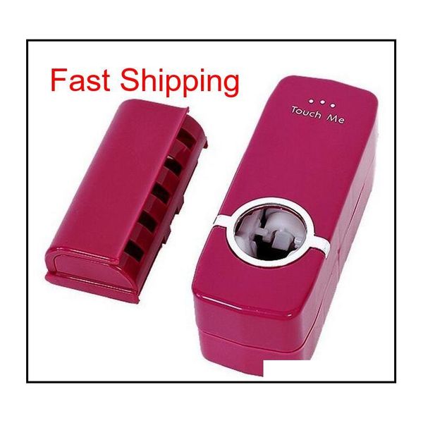 

matic toothpaste dispenser with toothbrush holders set family bathroom wall mount for toothbrush a qylbcd packing2010