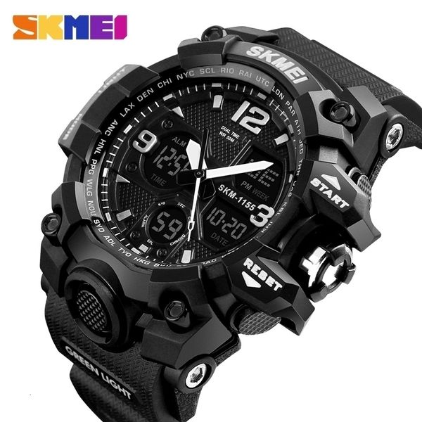 

factory sale men's watch, the most advanced military sports clock, skmei for human service, digital and informal outdoor quartz bracele, Slivery;brown