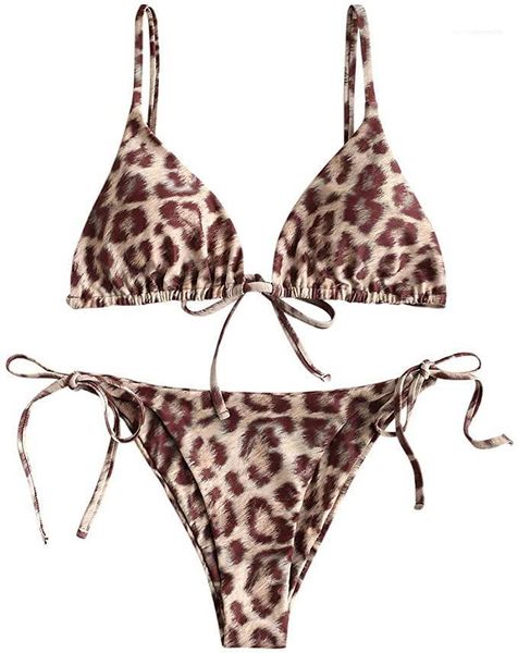 

beach clothing 2020 womens designer summer swimming leopard triangle bikini beach womens designer swimsuit swimsuit girls, White;black