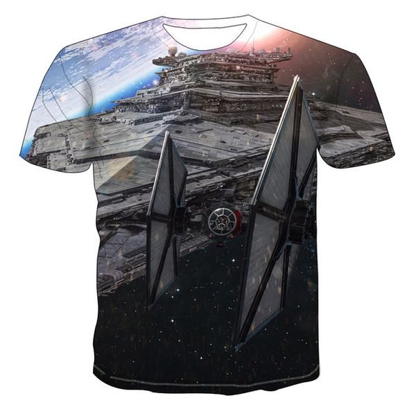 

future mecha theme 3d summer boy clothing 3d print shirts anime hippie funny men clothing