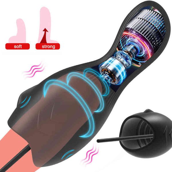 NXY Sex Produkte Vibrator Harnröhren Plug Männliche Masturbation Tasse Spielzeug für Mann Spielzeug Sexelle Vibradoreshombre Männer Masturbator Stroker Erwachsene Products0210