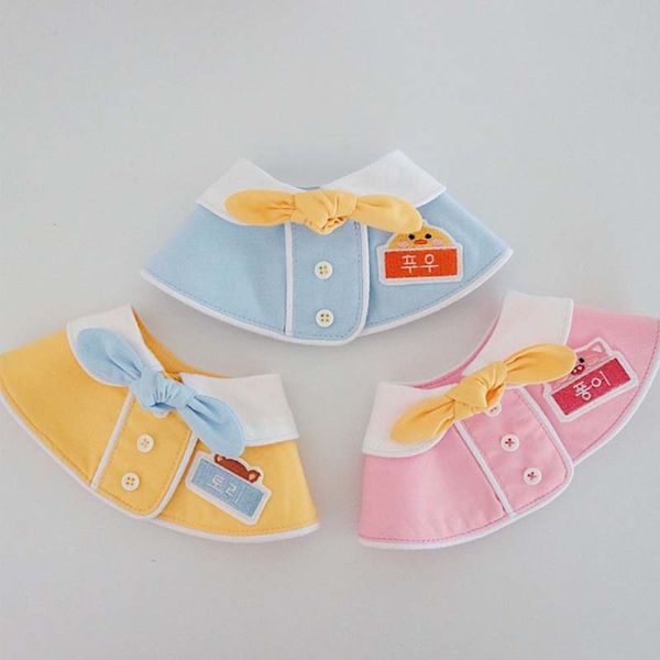

name pet dog saliva towel jewelry bomei teddy bear mini triangle scarf bib cat bib