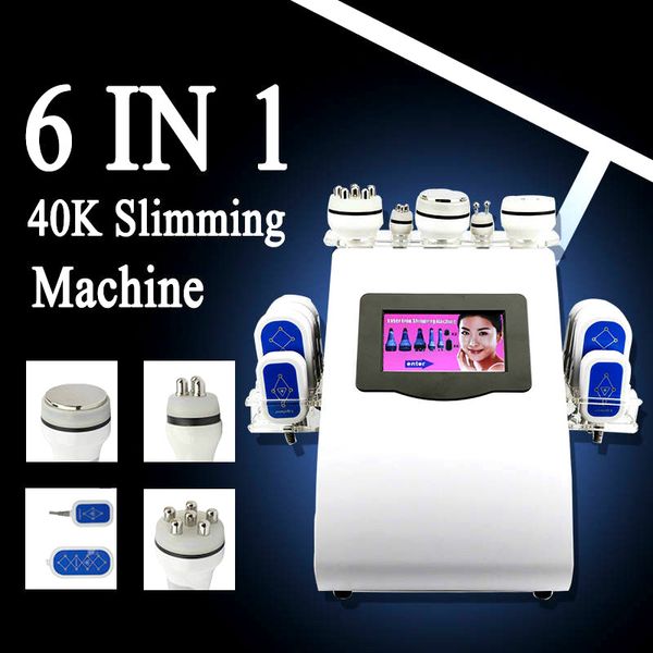 

2020 ultrasonic 40k liposuction cavitation 8 pads laser vacuum rf skin care salon spa slimming machine & beauty equipment