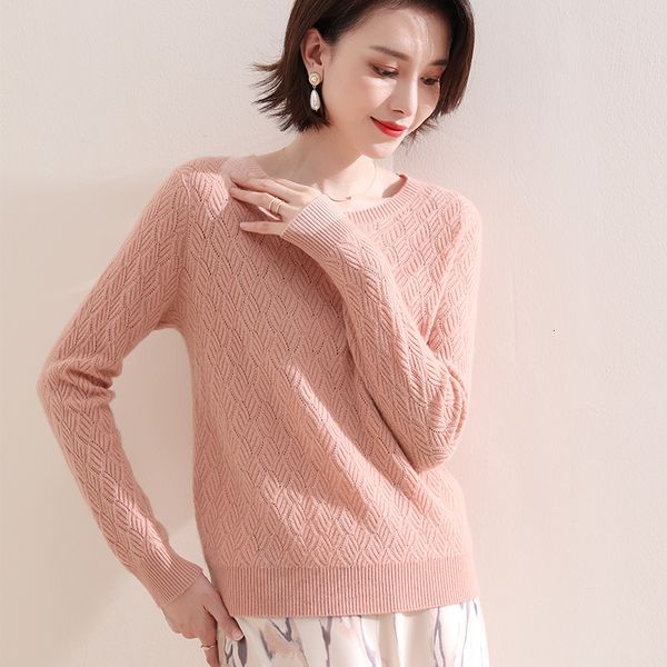 

2021 upper class 100% pure cashmere goat sweater knitted or crocheted oneck long fashion woman sweaters jumpers 8qbo, White;black