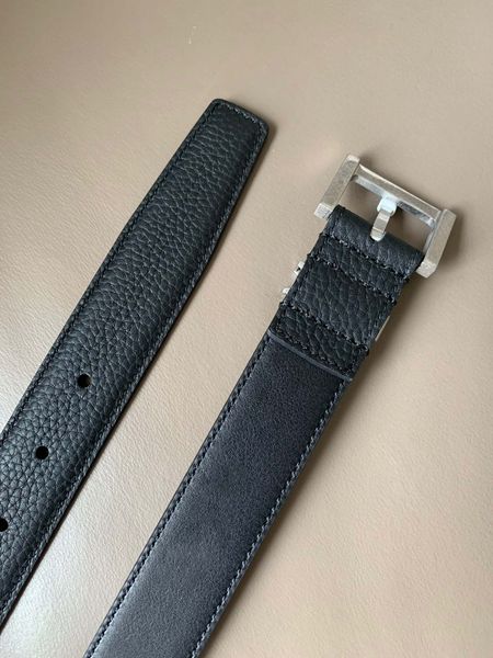 

classic black genuine leather with pin buckle women belt with box men designers belts men belts designer belts 406, Black;brown