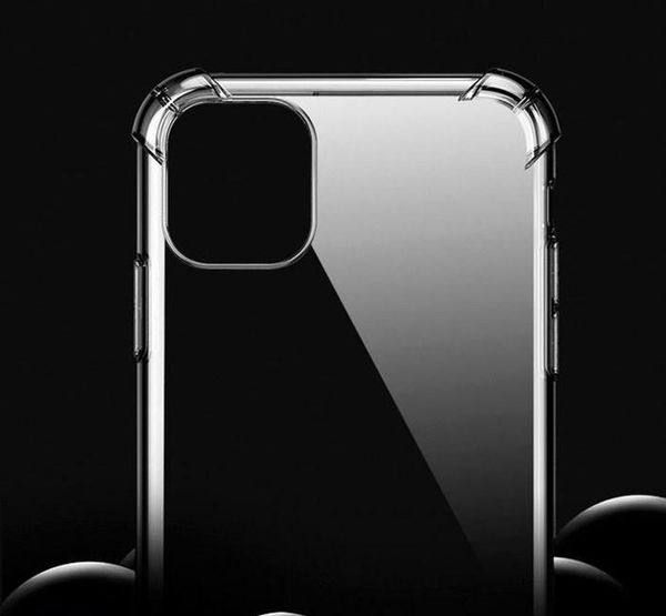 

tpu clear shockproof phone case for iphone 12 pro max tpu airbag 11 xr xs 8/7/6 p qyliax qpseller
