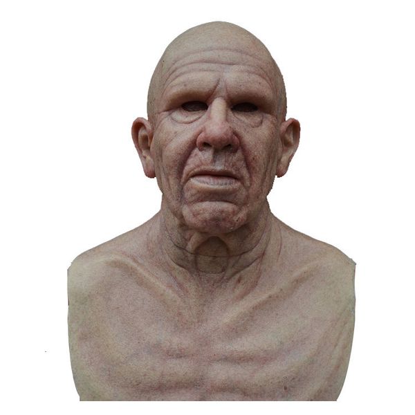 

old 2021 full face mask the elder man for masquerade party halloween headgear granny 2 r6f0f