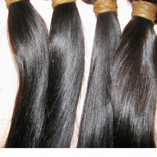 

malaysian virgin hair straight 1pcs lot 12"-28" beauty locks products 8a original human hair weave, Black