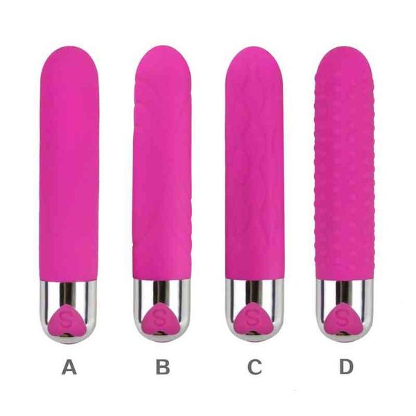 Nxy Vibrators PuSison Ручной Mini AV Massager Палочка Sextoy Products Взрослый Перезаряжаемый VAGINA Вибратор Секс Игрушки Женщины 0105