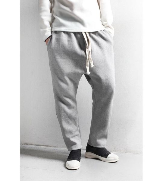 

men's pants leggings korean fashion loose and versatile handsome sports, Black