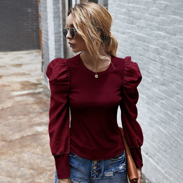

clothes cross-border 2021 autumn and winter new sleeve of retro moonlight t-shirt women's rogx, White
