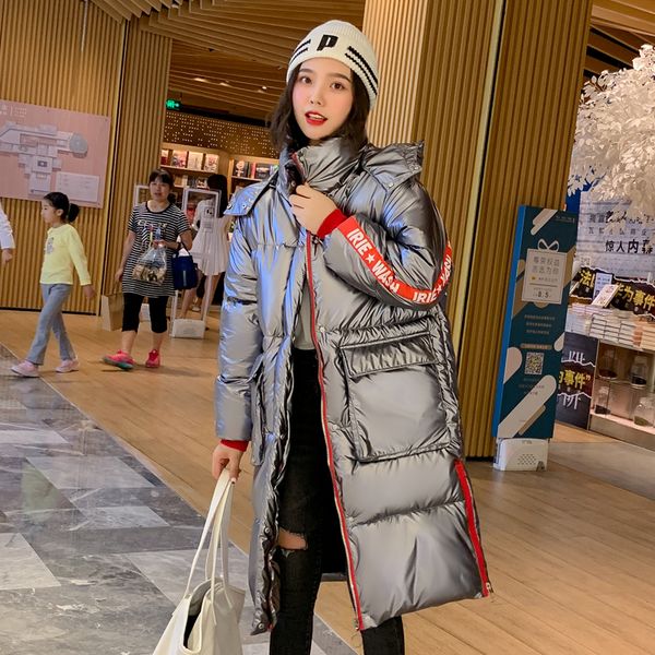 

2019 stylish winter jacket women long hooded two big pockets female parka outwear warm thicken coat new arrival