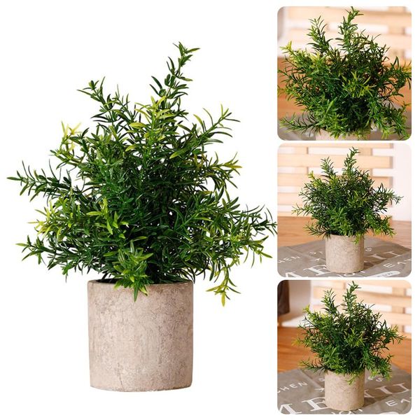 

artificial leaves plant simulated potted plants simulation potted plastic flowerpot artificial deskwedding table decoration