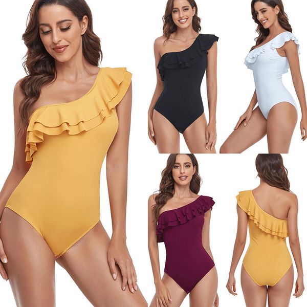 ZL0480 Conjunto Sexy 2XL, traje de baño de una pieza para mujer, traje de baño para mujer, Bikini con sujetador, ropa interior para mujer, Bikini para niña, traje de baño de playa de verano, mono elástico alto de tres puntos